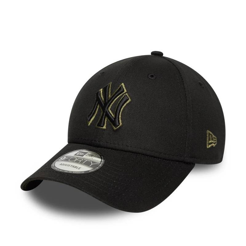 Casquette MLB NY Yankees New Era Outline 9Forty noire réglable pour adulte