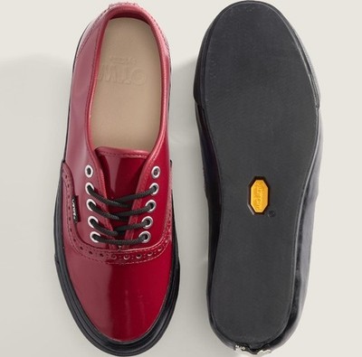 Vans OTW Authentic 44 red VN000V33F0G Men's shoes 2026 Gloss Leather Brogue  | eBay