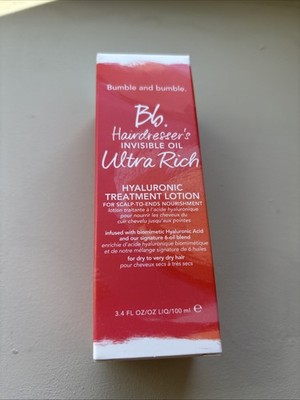 Bumble and bumble Hairdresser's Invisible Oil Ultra Rich Hyaluronic Lotion 3.4oz
