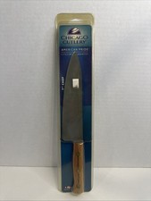 NEW Chicago Cutlery 7โ Chef Knife Cherry Wood Handle Full Tang Blade - USA Made