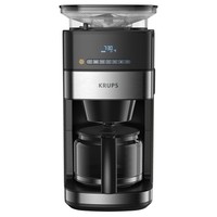 Krups KM8328 Grind Aroma Kaffeemaschine Schwarz/Silber