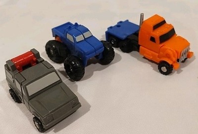 Transformers G1 Mudslinger, Powertrain Off Road Patrol, High Jump Micromasters 