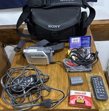 Sony Handycam DCR-HC32 NTSC Digital Video Camera Charging Cord and More