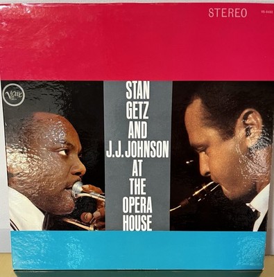 Stan Getz JJ Johnson LP Jazz Vinyl Verve Stereo Oscar Peterson Record VG+