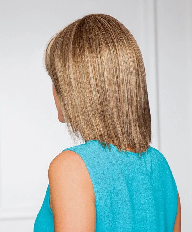 Peluca Eva Gabor Premium Gl10-14 Color Nogal Monofilamento Parte Tamaño Promedio Tapa Foto 4 de 4