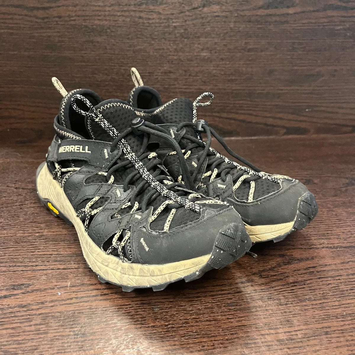 Merrell Fiery Gore Tex Mens Hiking Shoes Sz 9.5 Olive Drab Verde Lace Up Sneaker Merrell 9.5 US Hiking Shoes & Boots for Men for sale | eBay main image 2