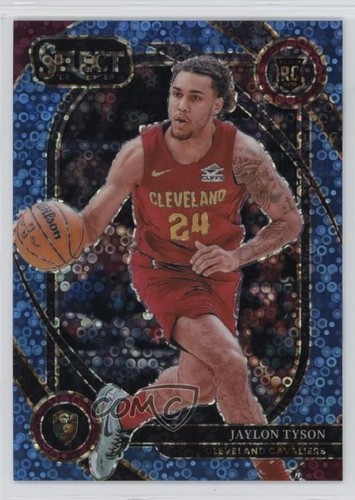 2024 Panini Select Courtside Light Blue Disco Prizm 45/99 Jaylon Tyson Rookie RC