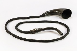 Antique Victorian Ear Trumpet Hearing Aid 1870s 1880s Gutta Percha