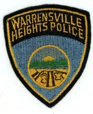 OHIO OH WARRENSVILLE HEIGHTS POLICE NICE OLD VINTAGE SHOULDER PATCH SHERIFF