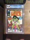 Savage She-Hulk #1 9.4 White Pages CGC Graded Marvel 1980 1st Jennifer Walters