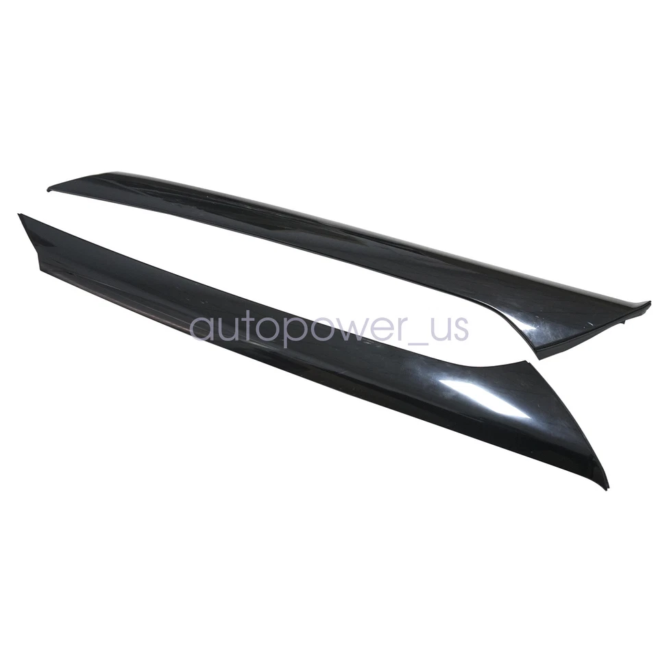 For Hyundai IX25 Creta 2015-2019 New 1Pair Windshield Side Pillar Molding Black - Image 4 of 4
