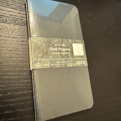 Field Notes Fall 2018 FNC-40 End Papers 2-Pack SEALED