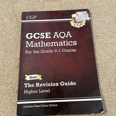 CGP GCSE AQA Mathematics Higher Level Revision Guide Book for the 9-1 course