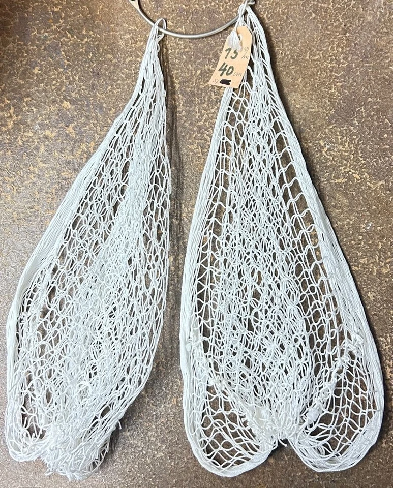 Keschernetz 15 mm Maschenweite knotenlos für Kescher Bügel 40 cm, ca. 40 cm tief