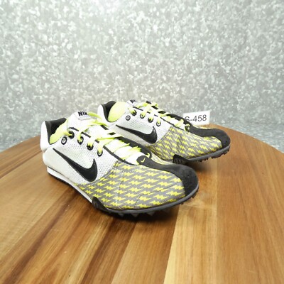 Nike Zoom Jana Star Sneaker Womens 7. 5 White Gray Yellow Track Shoe 329473-101