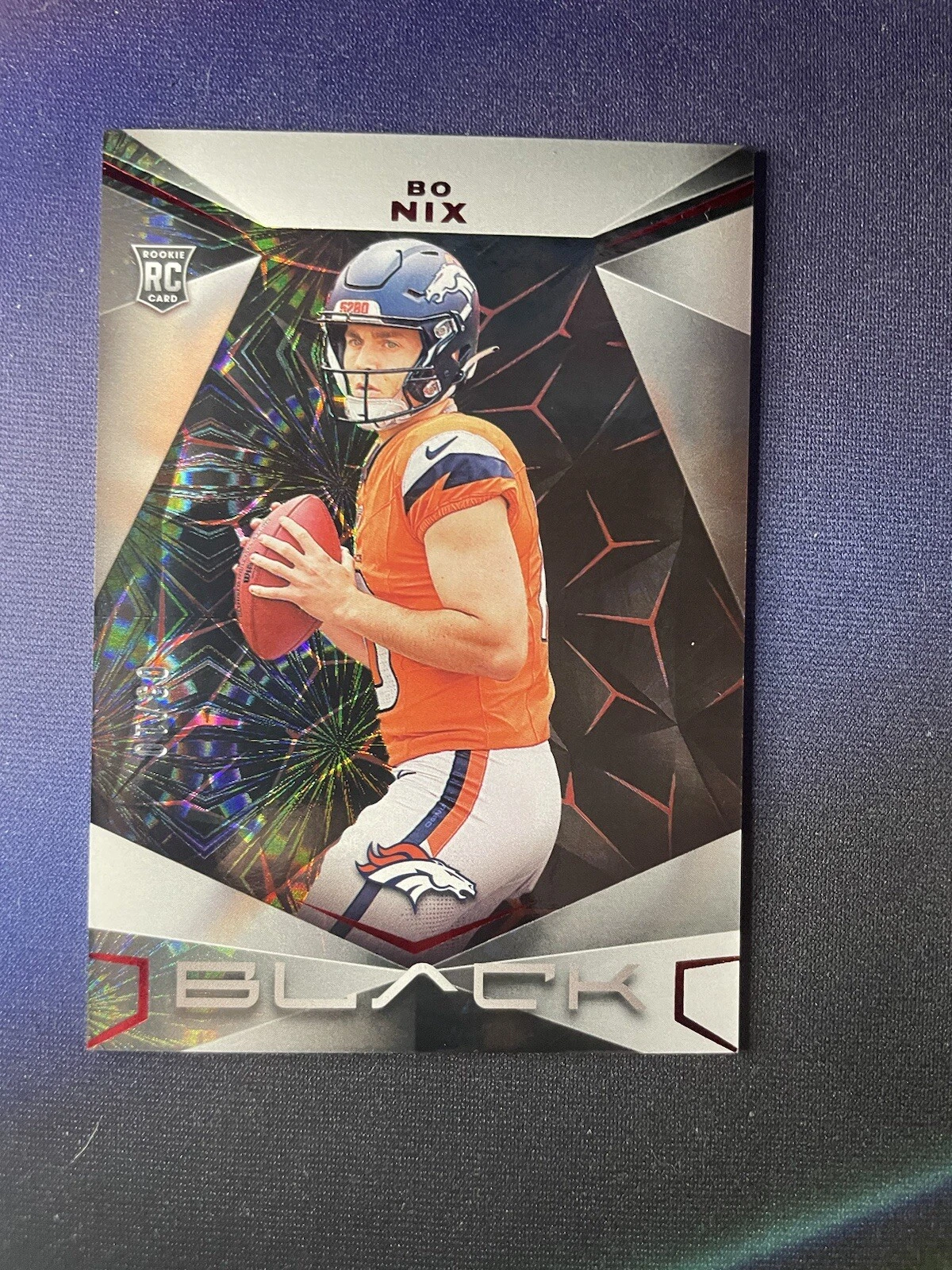 Bo Nix Panini Black #108 Ruby
