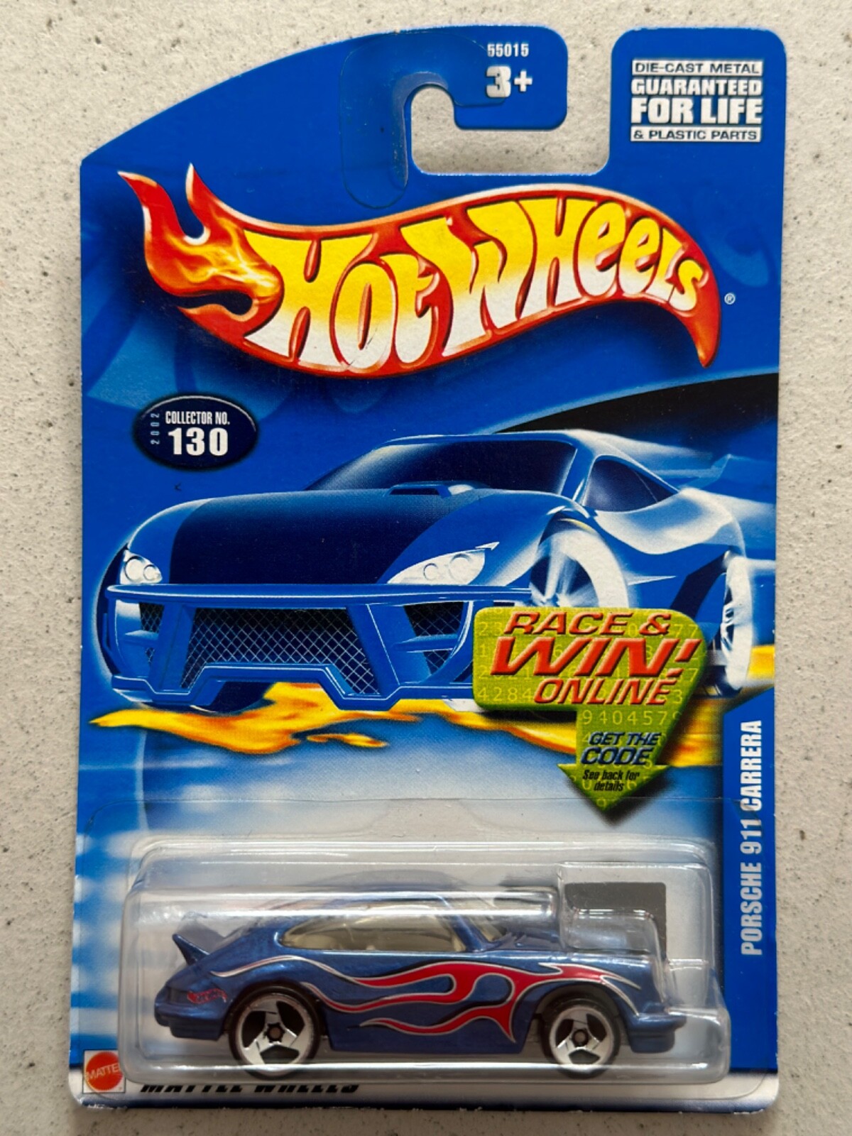 2002 Hot Wheels PORSCHE 911 CARRERA with Protector 930 964 935