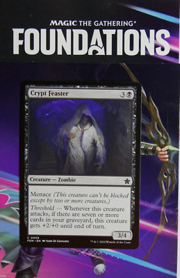 MTG FDN: Crypt Feaster (Creature Zombie) Regular Common 0059 Foundations