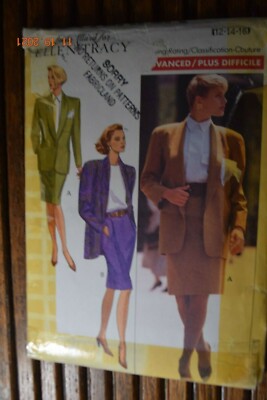Butterick 4378 Misses Lined Jacket & Skirt Sewing Pattern Size 12, 14 ...