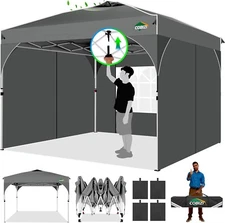 10x10' Commercial Pop UP Canopy Party Tent Folding Waterproof Gazebo Heavy Duty~