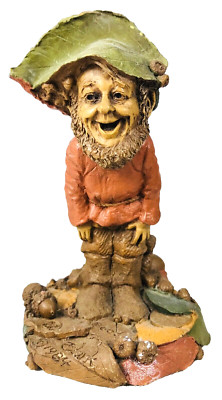 Tom Clark Gnome Boo with Leaf Hat #1074 Edition #22 6'' Cairn Studio Figurine
