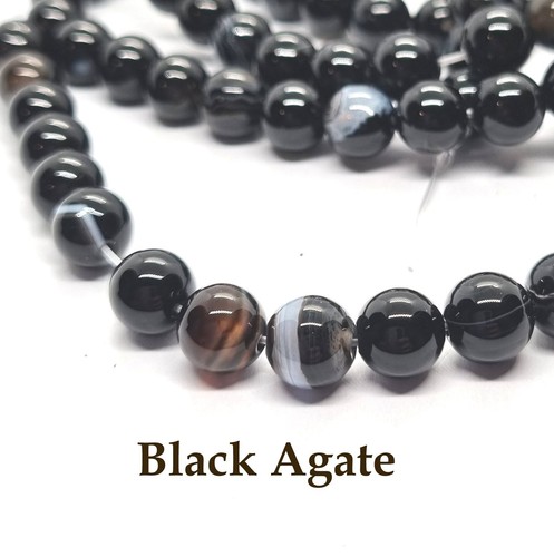 Semi Precious Gemstone Beads Jewellery Making - 6mm Round - 65 per strand - Picture 19 of 176