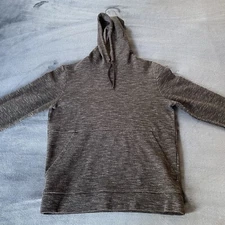 Marc Anthony Men’s Long Sleeve Gray Pullover Hooded Sweatshirt Slim Fit Medium