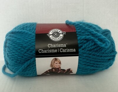 New-Loops &Threads -Charisma Yarn-Electric Blue-109 Yds/100 M- Bulky 5