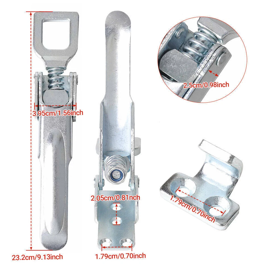 LATCHES OVER CENTRE X 4 EXTRA HEAVY DUTY Trailer Latch / Ute Tray / Fastener DHL - image 3 of 4