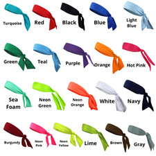 Head Tie Hair Back Band Sports Headband Men Women Ninja Bandana Wrap Sweatba  