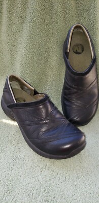 Merrell Womens Primo Patch Black Clogs Size 7.5M