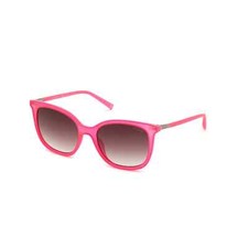 Guess GU3060 74F Pink Neon Fun Square Plastic Sunglasses Frame 55-19-145 GU