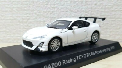 1/64 Kyosho GAZOO RACING TOYOTA 86 NURBURGRING 24H WHITE diecast