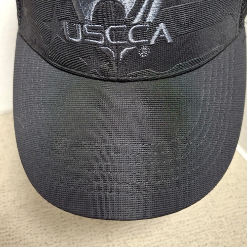 USCCA Hat Cap Snap Back Mens Black Mesh Adjustable Concealed Carry - Picture 11 of 11