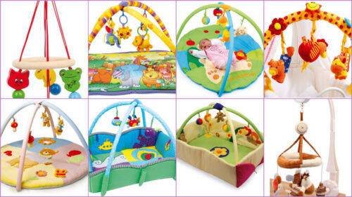 Baby Play Mat Blanket Activity Colouful Floor Playmat Cot Buggy Pram Mobile - 第 1/23 張圖片