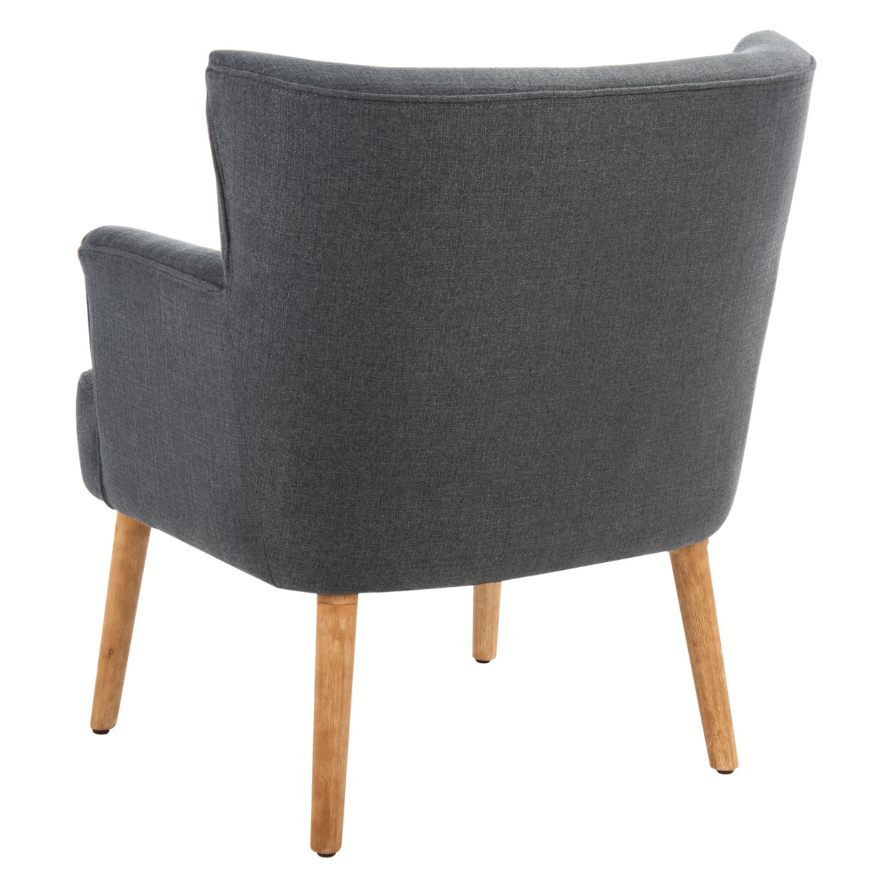 SAFAVIEH Delfino Accent Chair | Dark Grey |