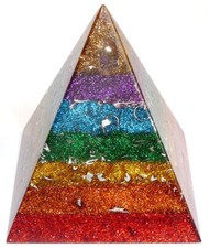 Orgone chakra pyramid, EMF protection,Tesla, meditation + free orgonite gift