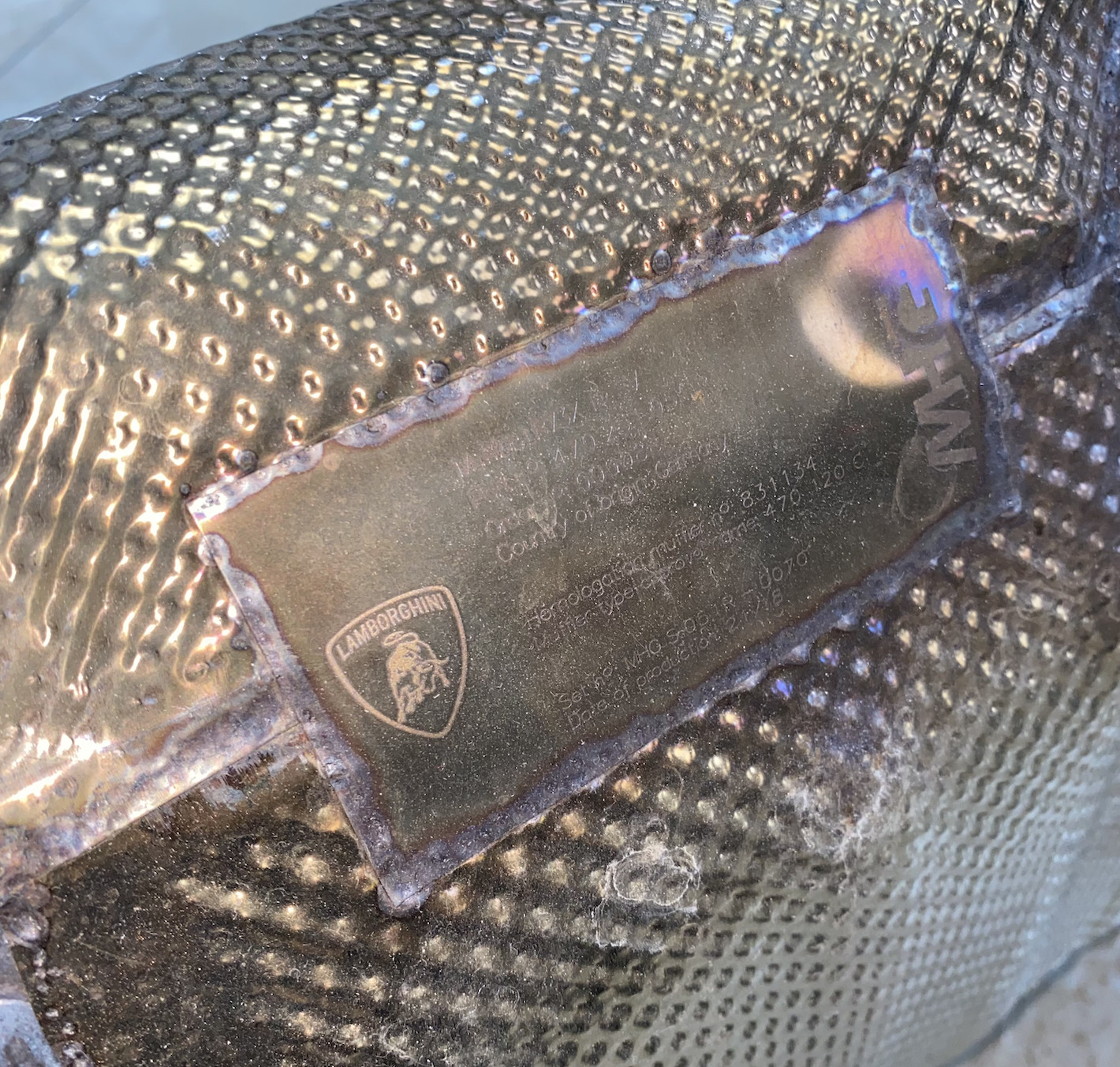 Lamborghini Aventador SVJ OEM Exhaust 470251051R