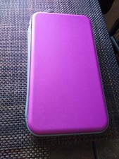 DVD Case Holder 96 Capacity Hard Plastic Storage Portable Binder Wallet Purple