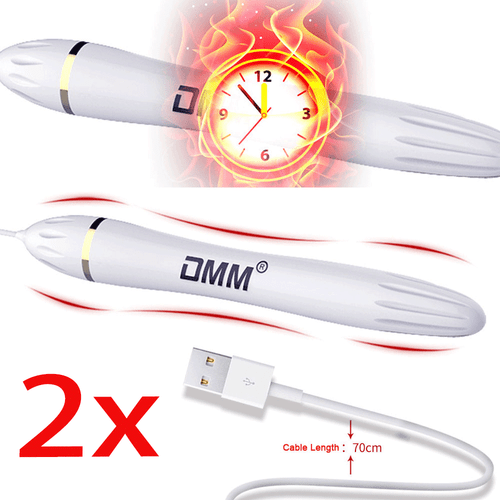 2x Waterproof NEW USB 38℃ DMM Heating Pad Stick Heater Keep Warmer Rod Indicator - Picture 3 of 12