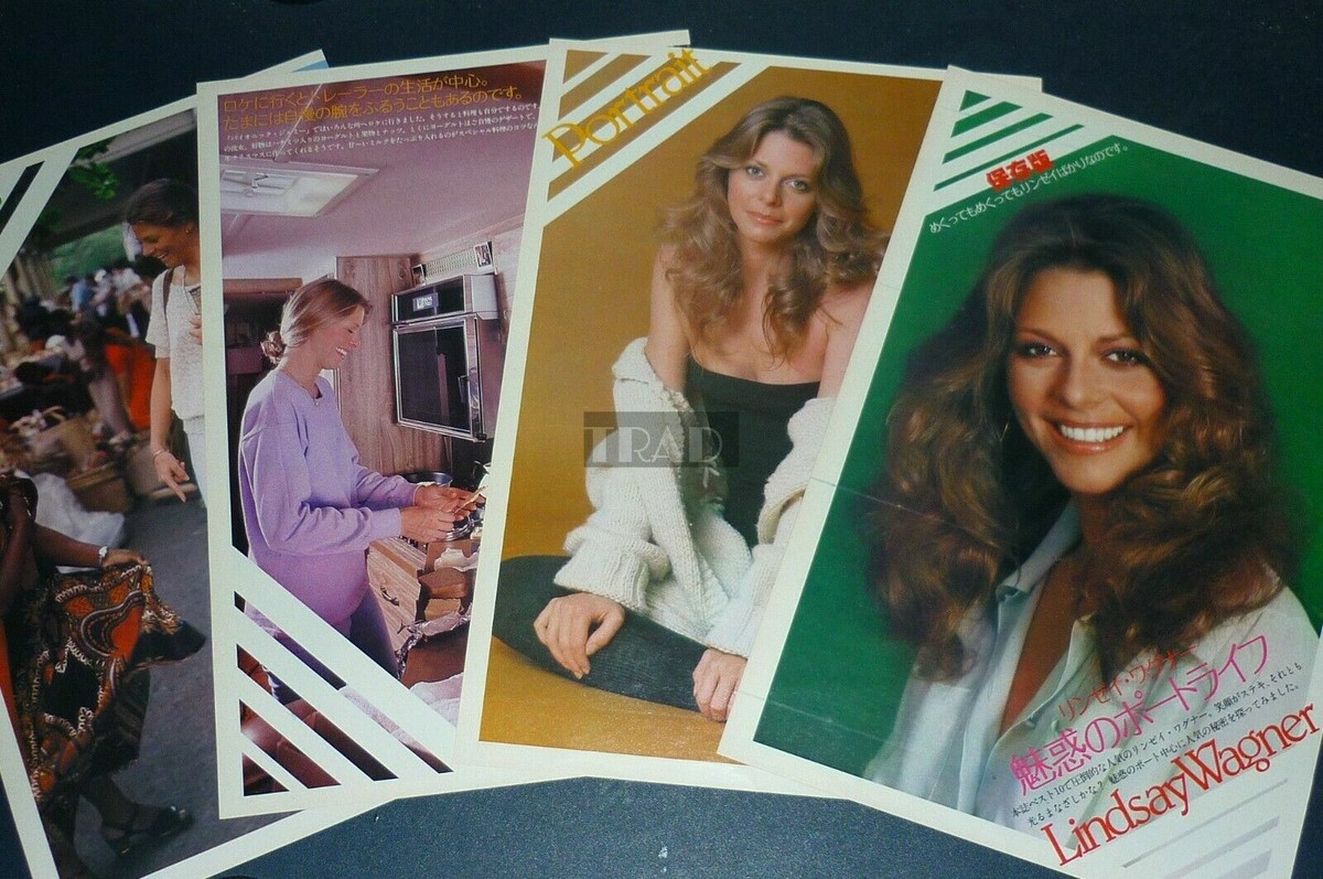 LINDSAY WAGNER The Bionic Woman 1978 JPN Picture Clipping 4-SHEETS