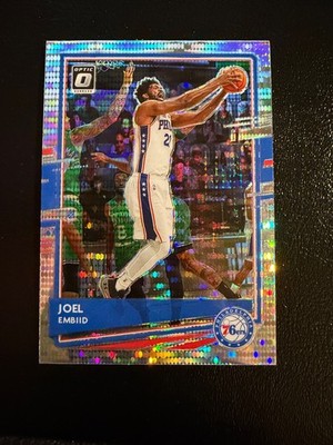 Joel Embiid 2020-21 Panini Optic Target Holo Silver Pulsar #20