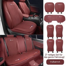 F�r BMW-X1-X2-X3-X4-X5-X6-X7-XM-3D Luxus Eisleder Auto sitzbezug