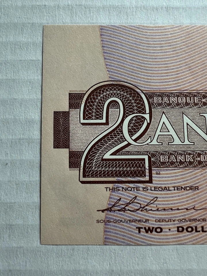 1986 UNC Canada Replacement Note $2 Bill Thiessen/Crow BBX 08225659 - Image 4 of 4