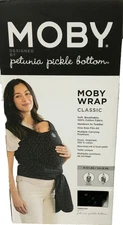 Moby Petunia Pickle Bottom Wrap Baby Carrier - Terrazzo Black NEW OPEN !!!