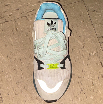 adidas ZX Torsion Low Top Sneaker Gray/Blue/White Lace Up Reflective Trefoil