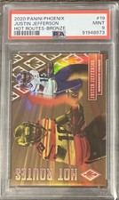 2020 Panini Phoenix Hot Routes Bronze #19 Justin Jefferson/50