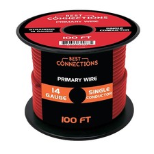 Best Connections 100ft Heavy Duty Automotive Primary Wire Battery Cable Ground