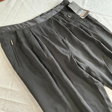 NWTs Womens Mossimo Black Slim Tapered Comfort Stretch Career Trousers Size 8
