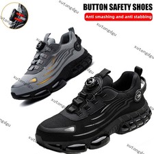 Men Women Safety Shoes Trainers Composite Plastic Toe Cap Lightweight Work Boots
